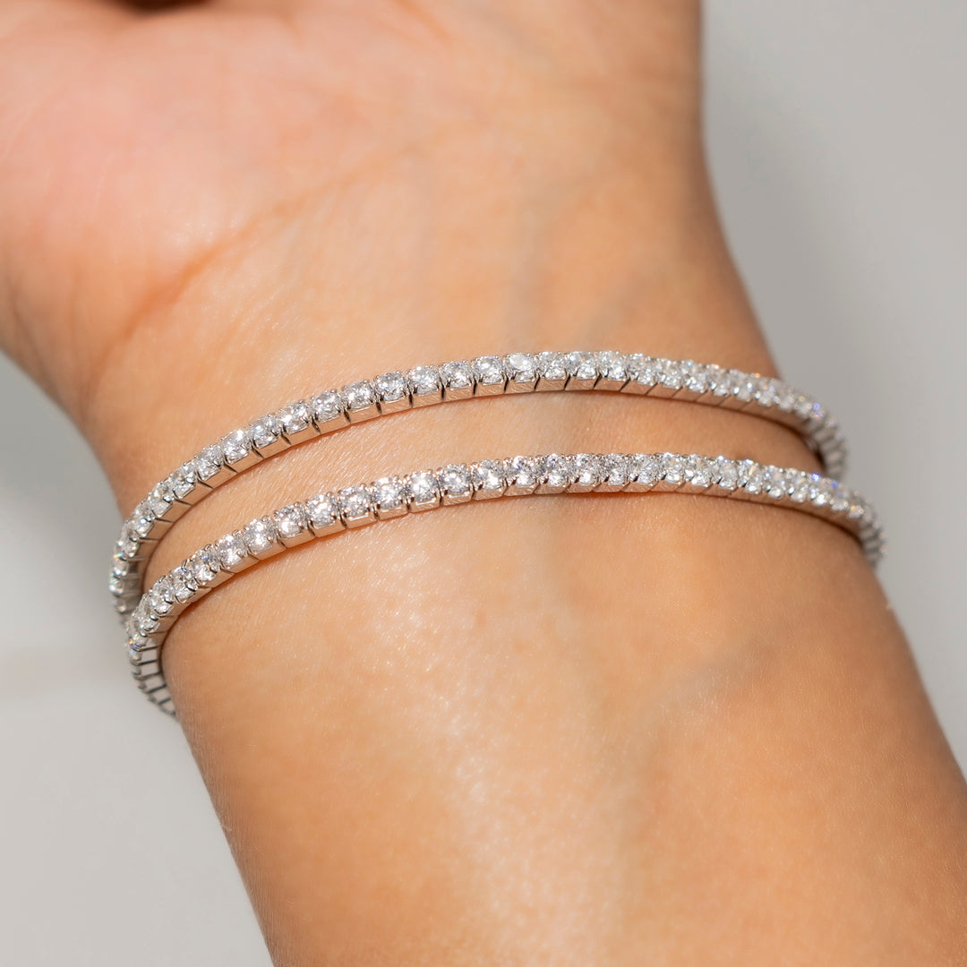 Silvique tennis bracelet