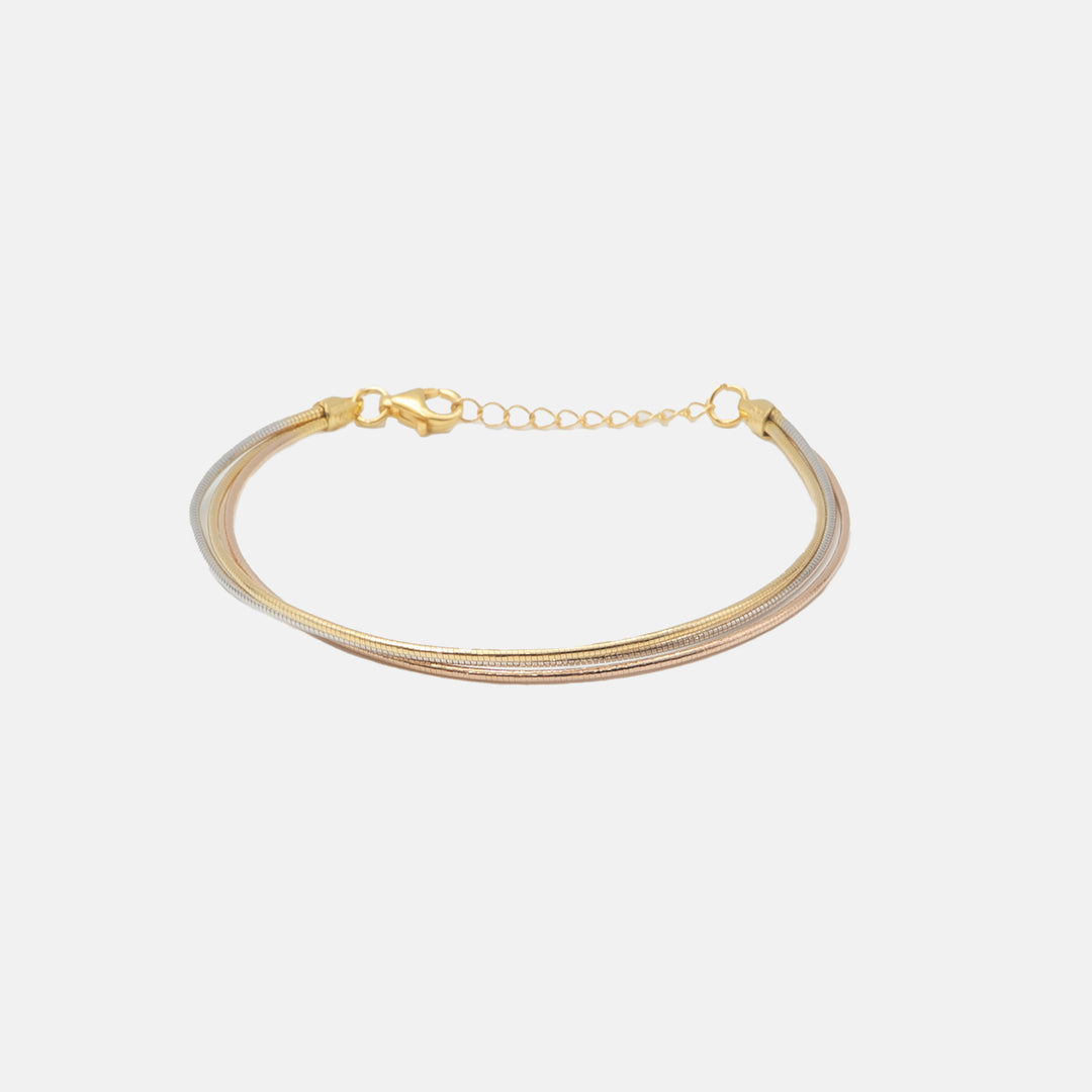 Auristra three chain bracelet