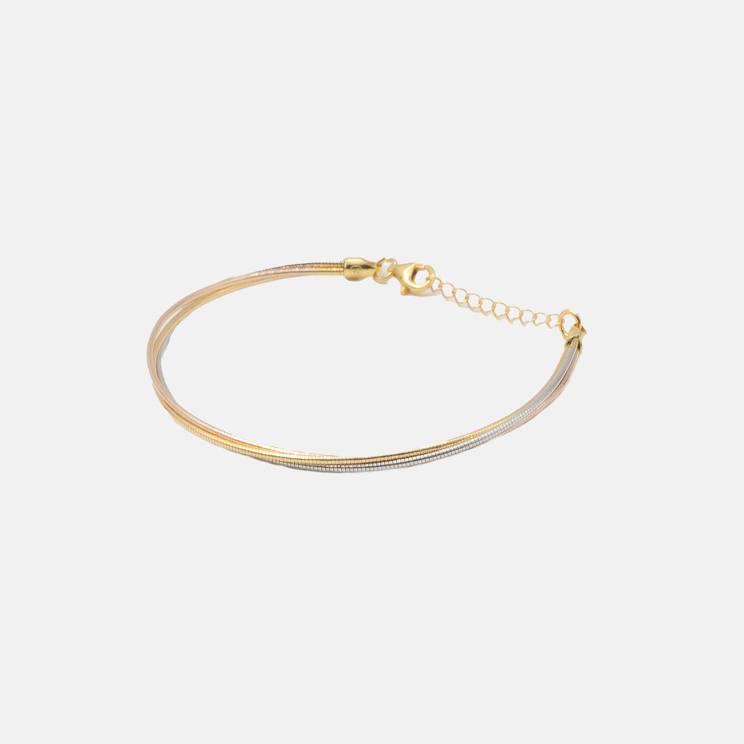 Auristra three chain bracelet