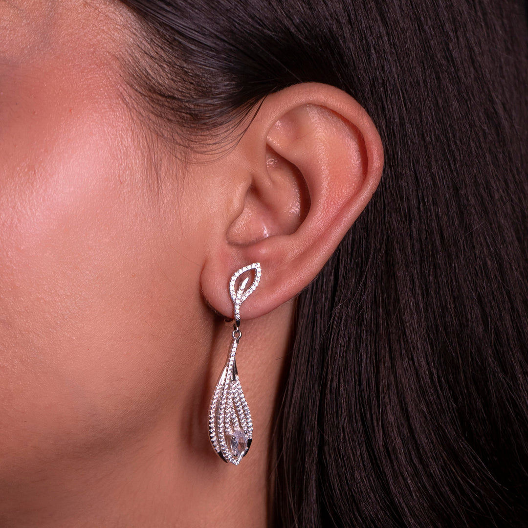 Tearique dangler earrings