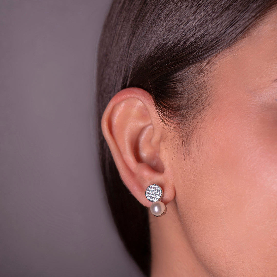 Pearluxe stud earrings