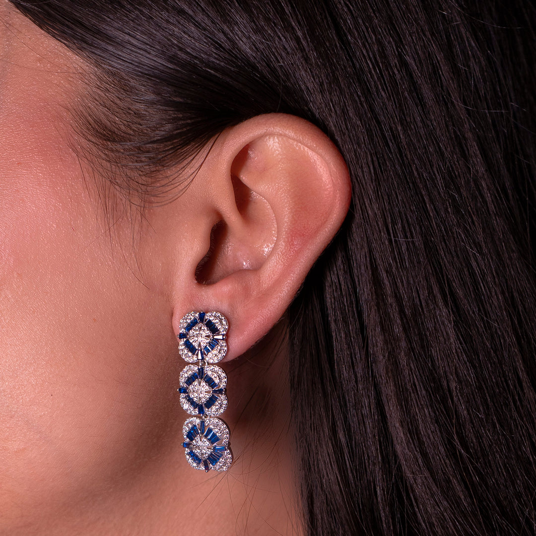Saphirene dangler earrings