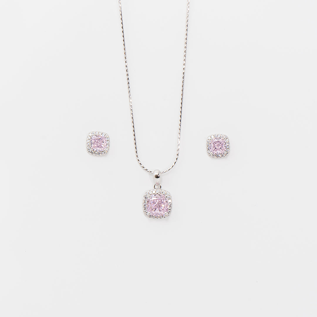 Glacira Pendant With Earrings