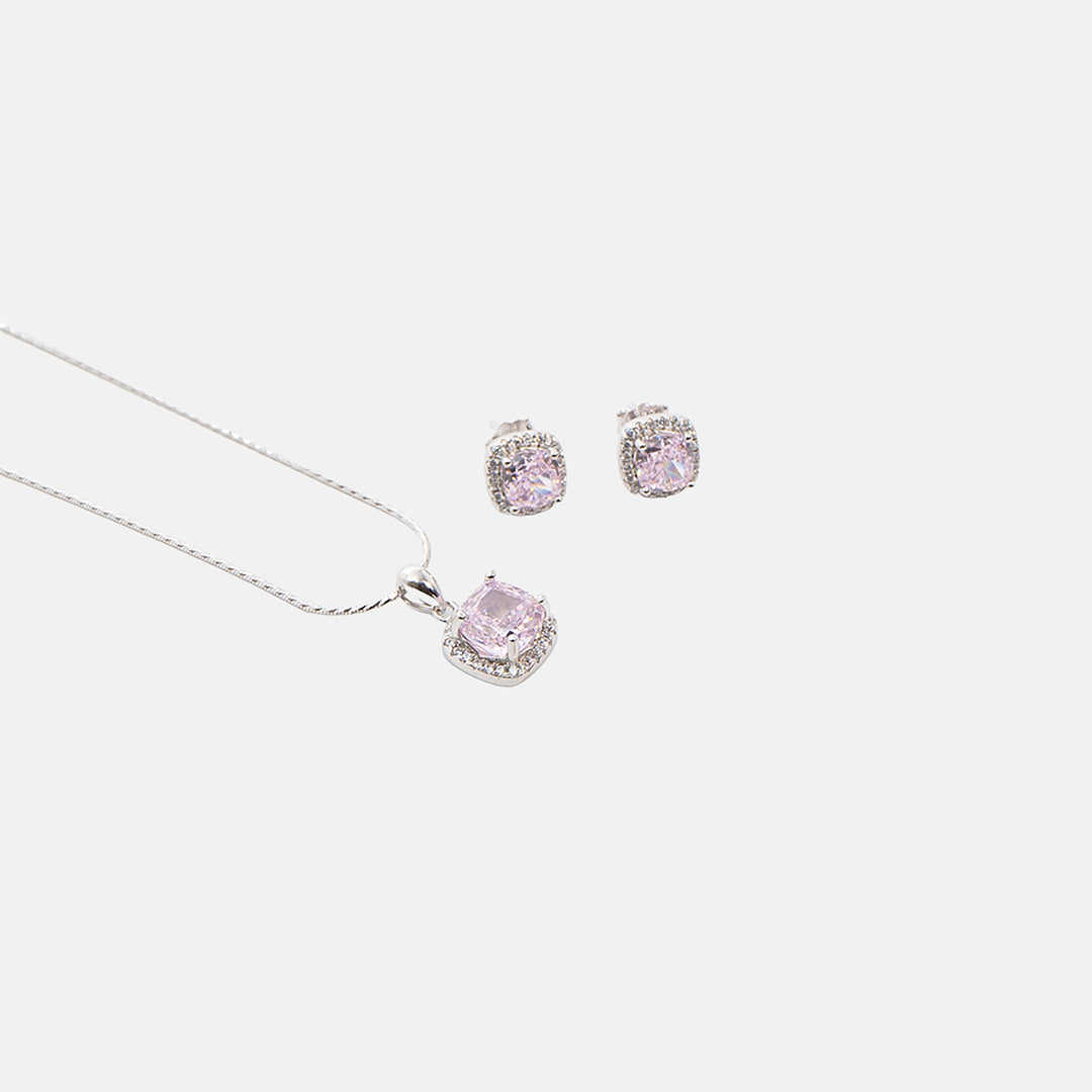 Glacira Pendant With Earrings