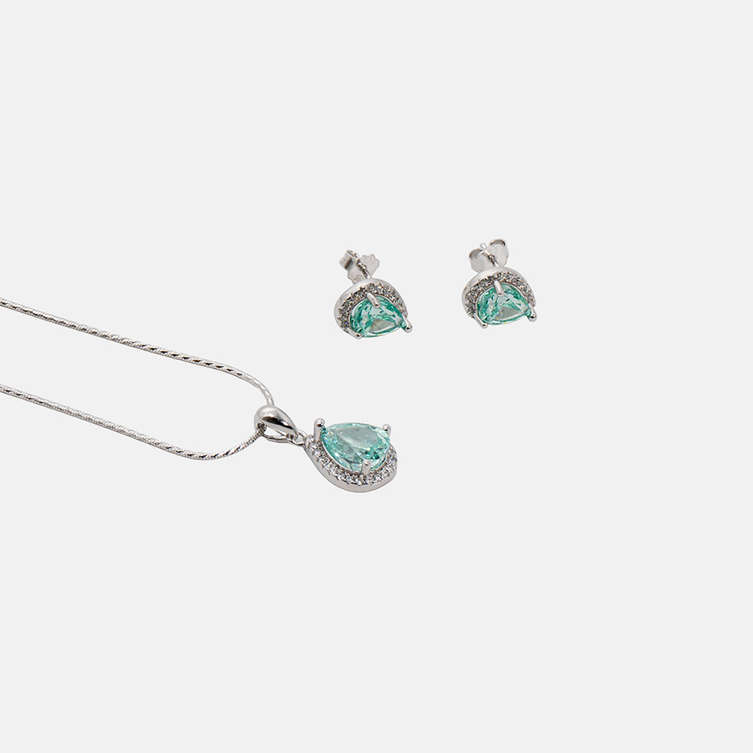Aquavya Pendant With Earrings
