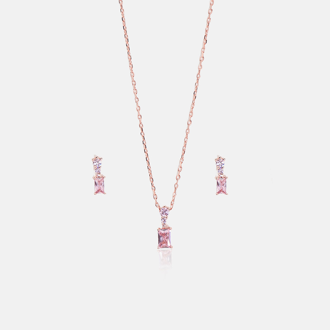 Rosayne Pendant With Earrings