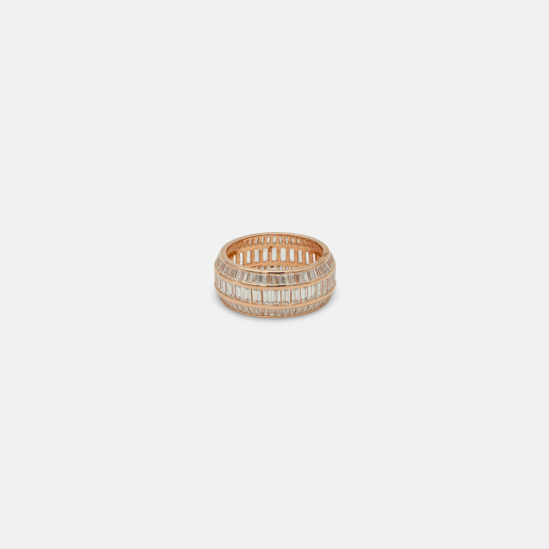 RoseFlare band ring