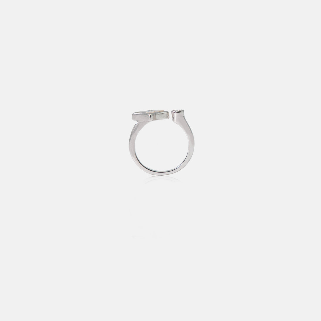 Floren statement adjustable ring